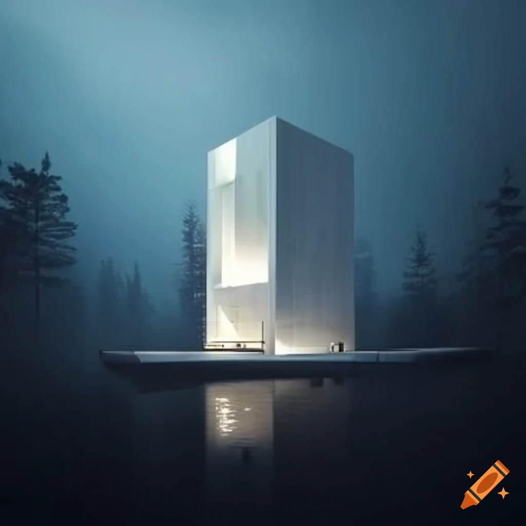 minimalistic cabin tower design