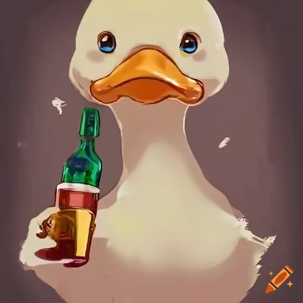 Duck with a knife,cute ducks,anime lovers