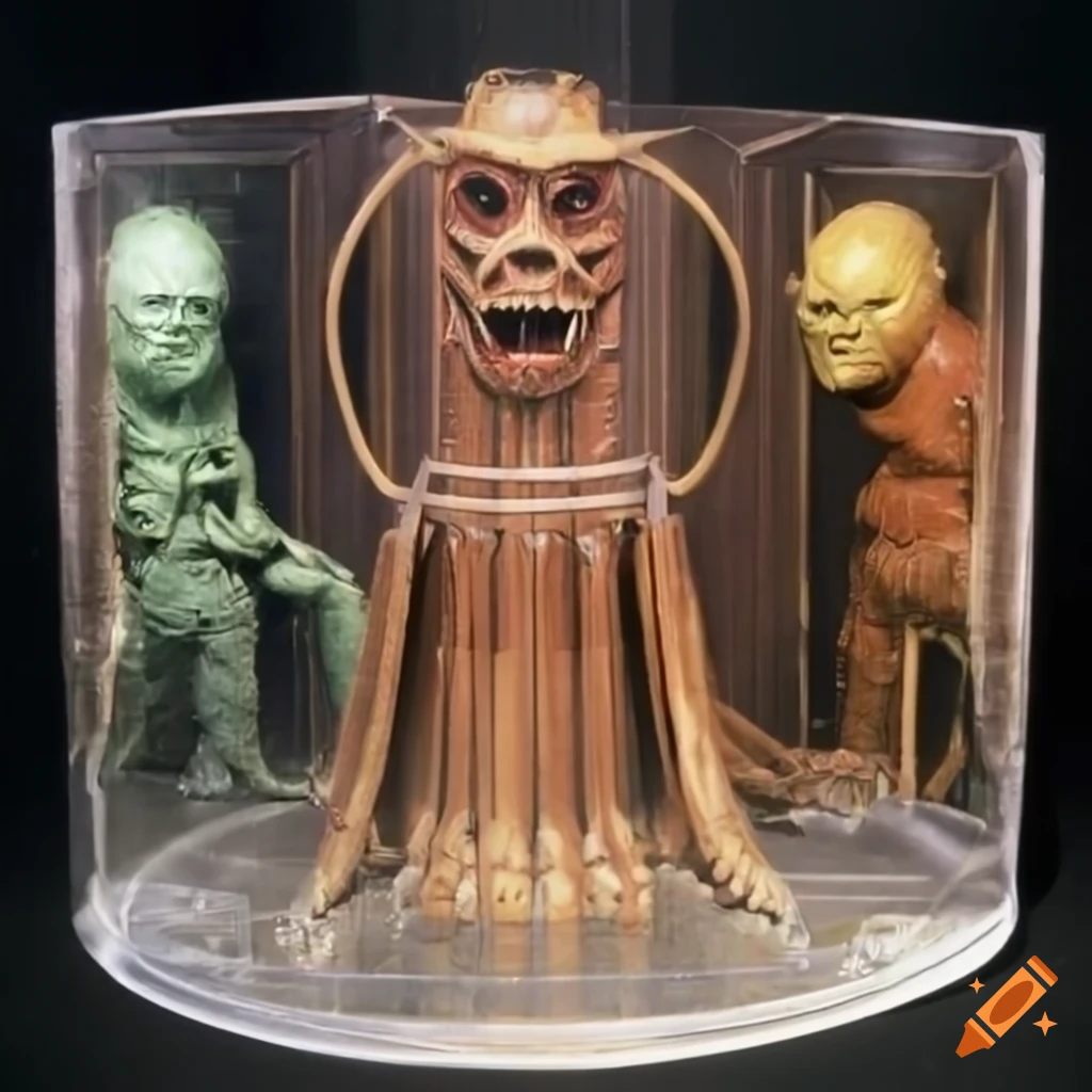 1972 Doctor Who TV studio set with aliens and tourists