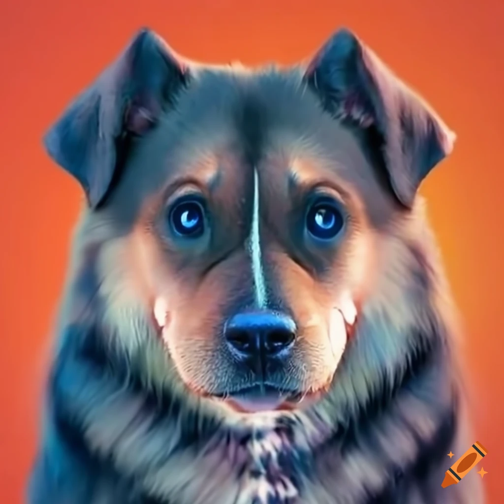 Youtube thumbnail featuring dogs on Craiyon