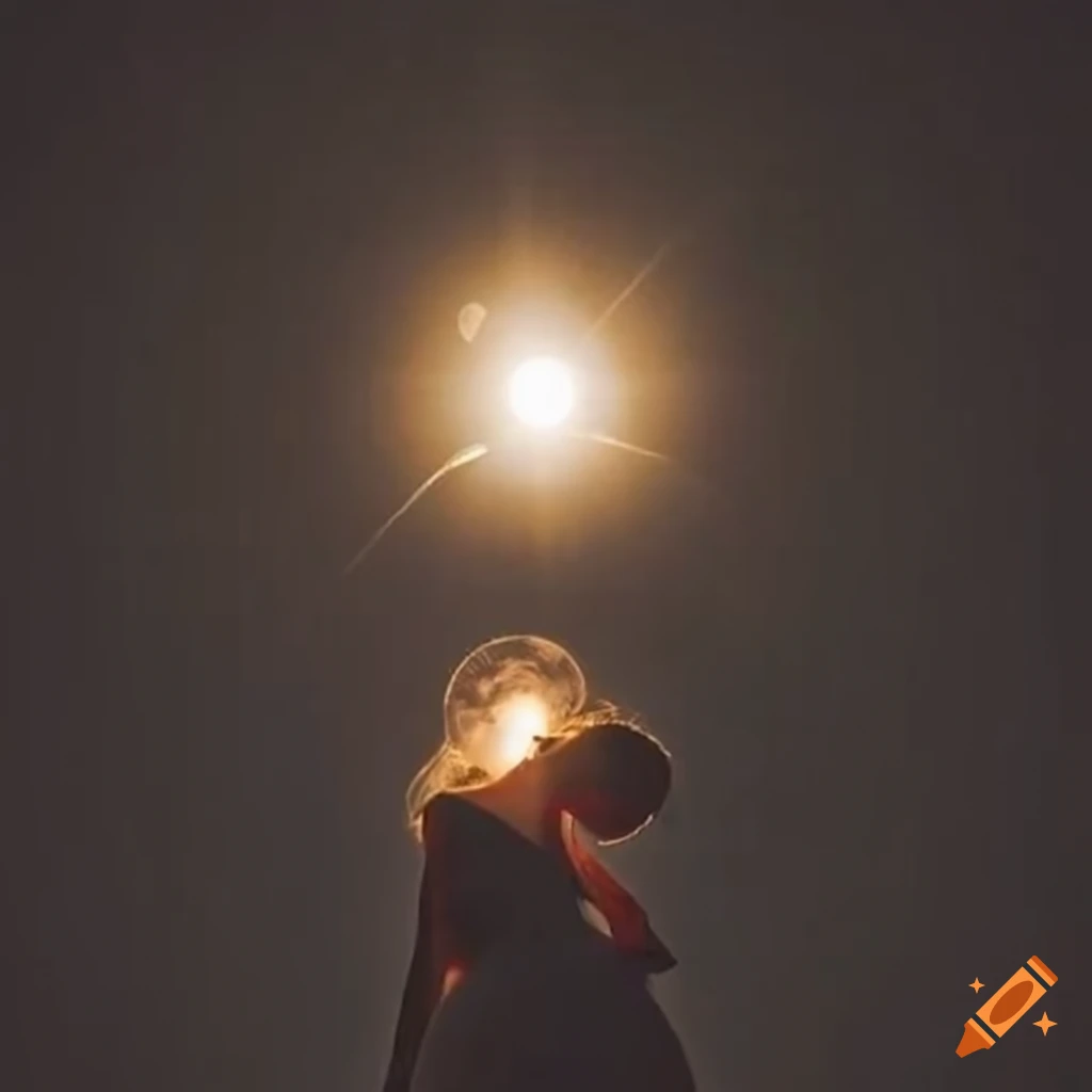 image of a pregnant woman with celestial elements