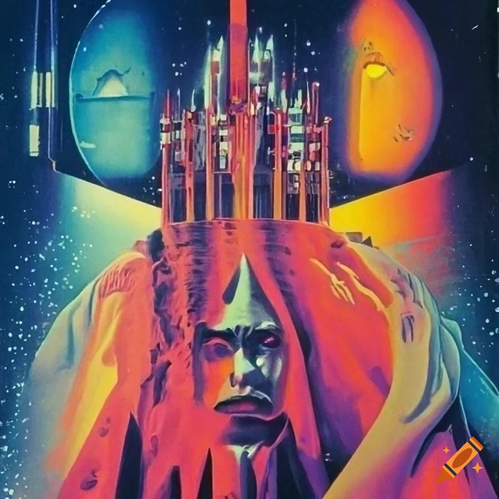 Poster Of A 1970s Optimistic Science Fiction Movie