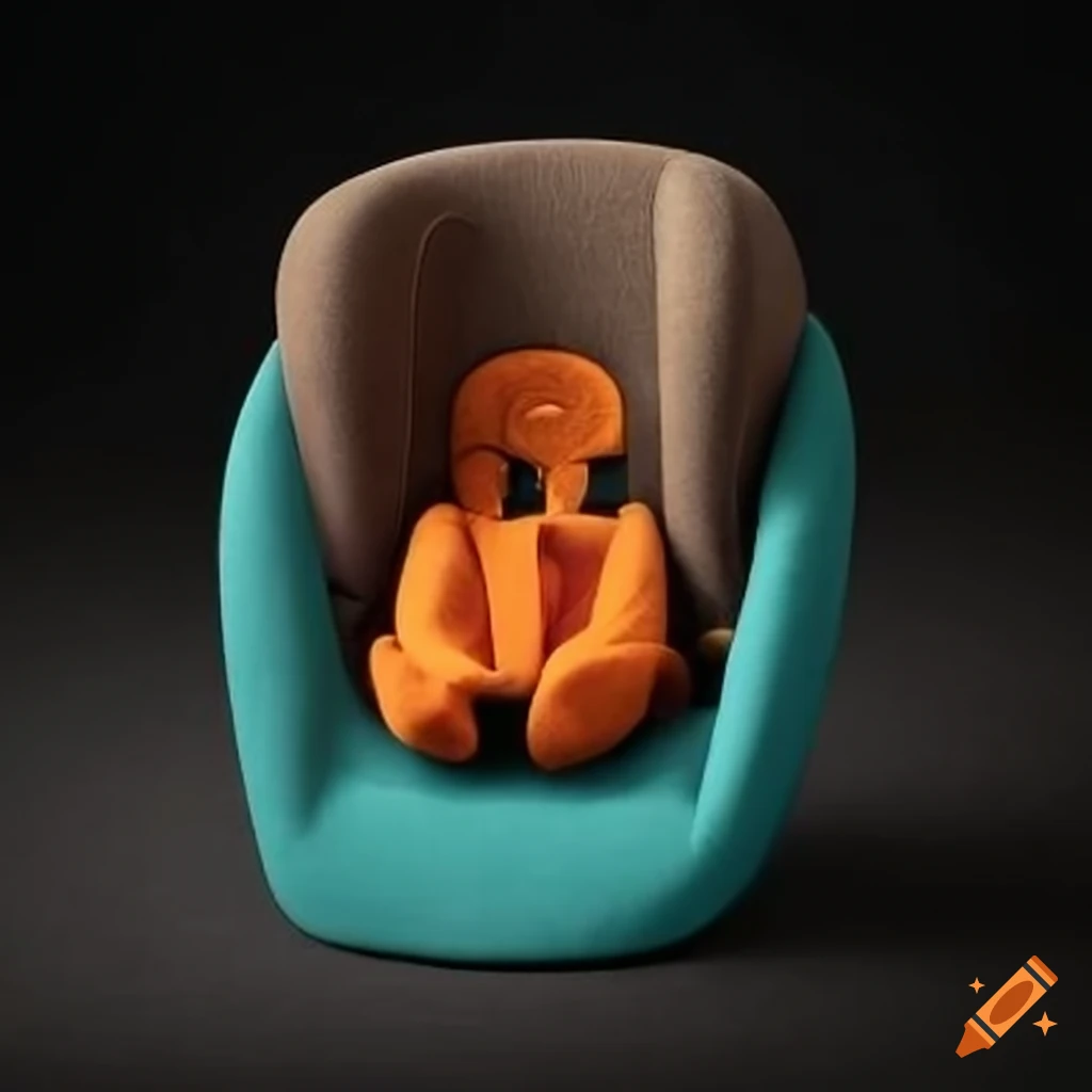 Ecofriendly child seat made with innovative materials on Craiyon