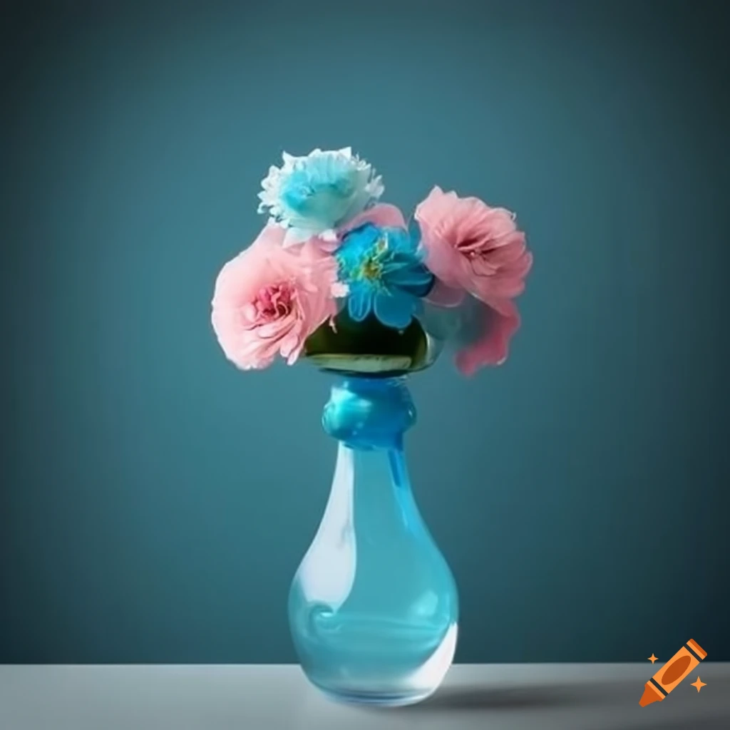 glass-bottle-vase-with-colorful-flowers-on-craiyon