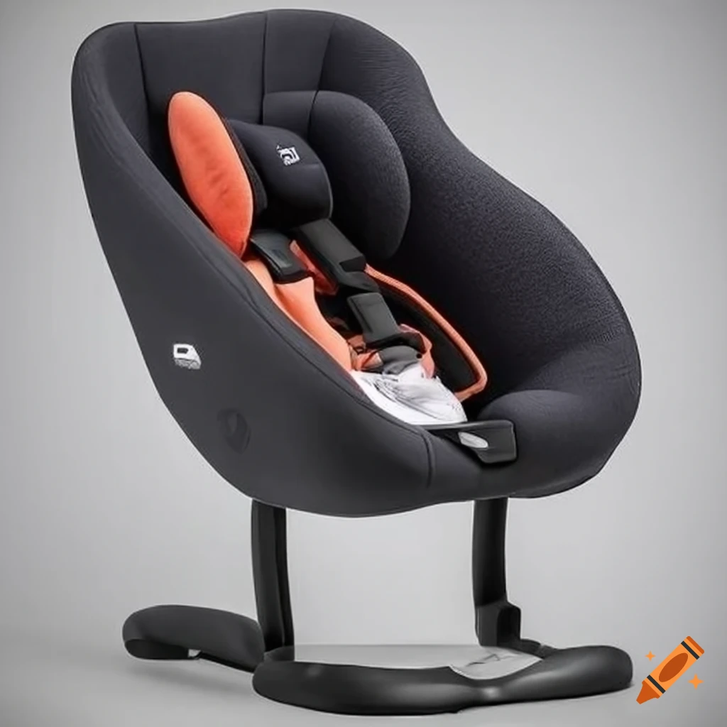Ecofriendly child seat made with innovative materials on Craiyon