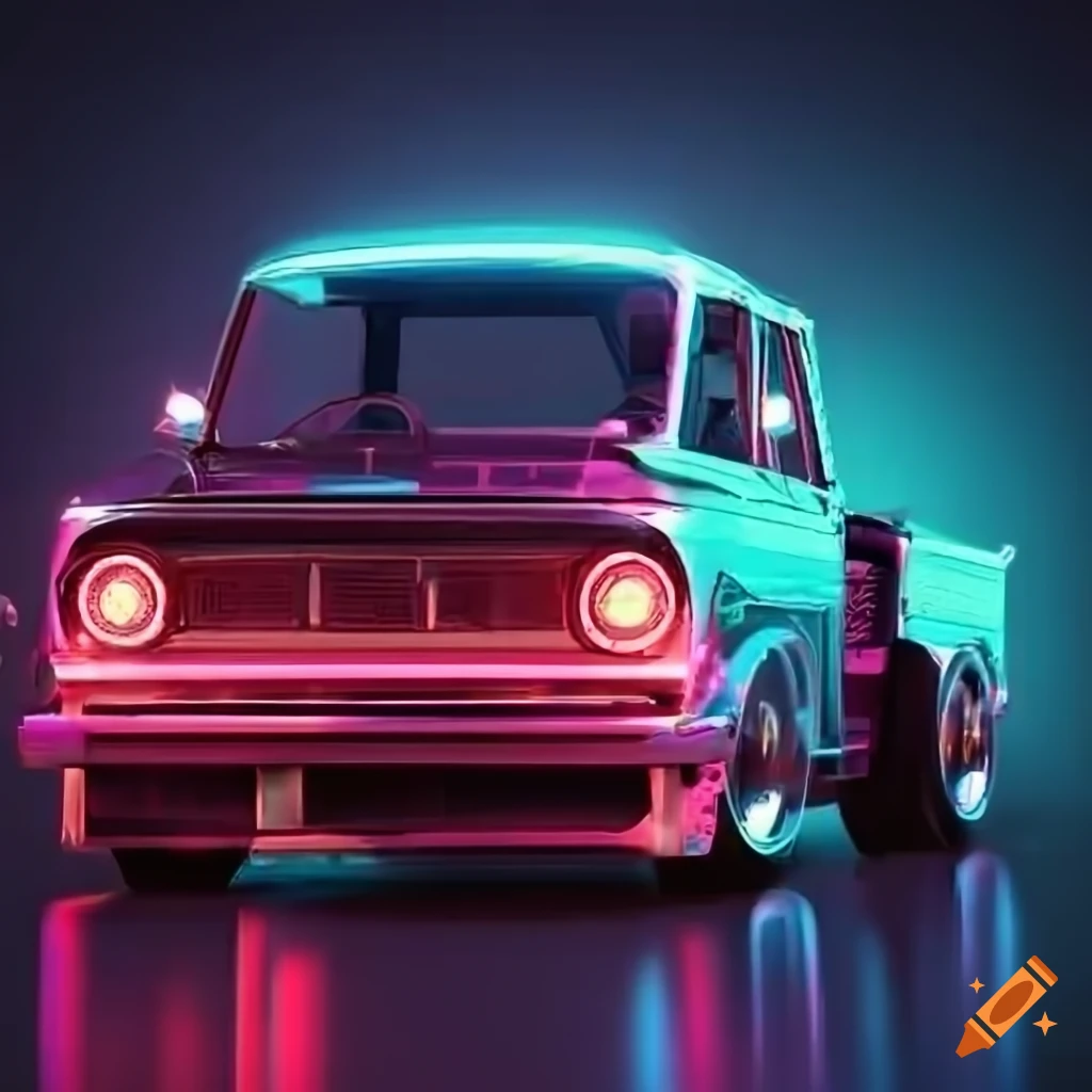 Cyberpunk Ford Maverick Pickup Truck In Neon City On Craiyon cyberpunk-ford-maverick-pickup-truck-in-neon-city-on-craiyon