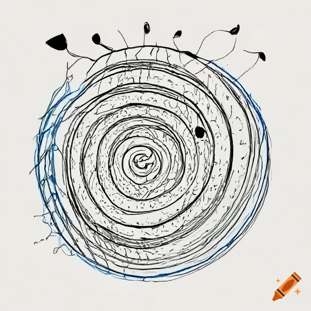 Spirals | Spiral drawing, 3d pencil drawings, 3d drawings