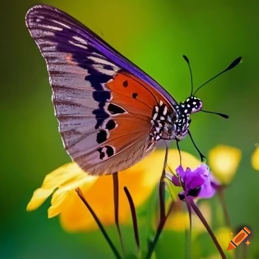 Butterfly On Beautiful Flowers With Birthday Greetings In Ukrainian On butterfly-on-beautiful-flowers-with-birthday-greetings-in-ukrainian-on