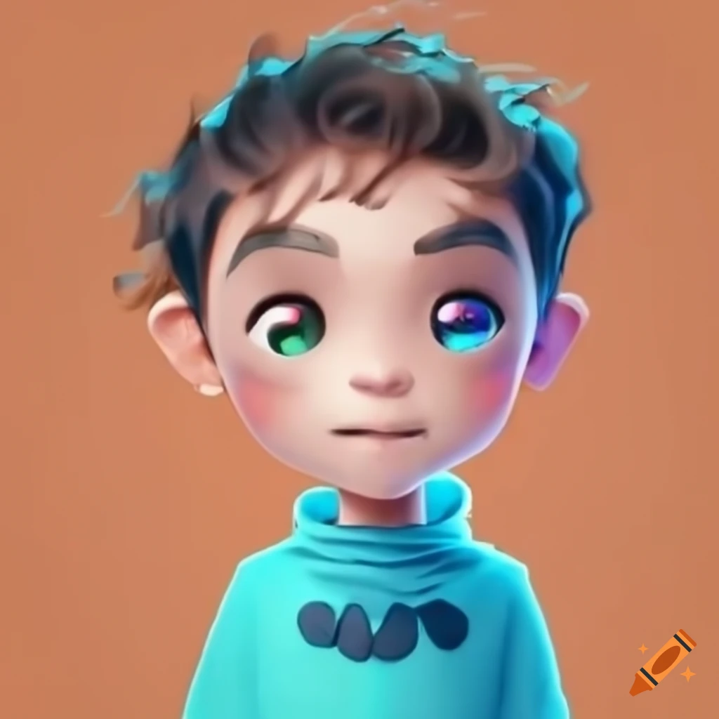 Cute boy avatar for fynnix ai on Craiyon