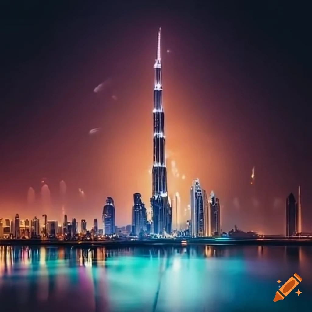 Celebrating New Year In Dubai On Craiyon