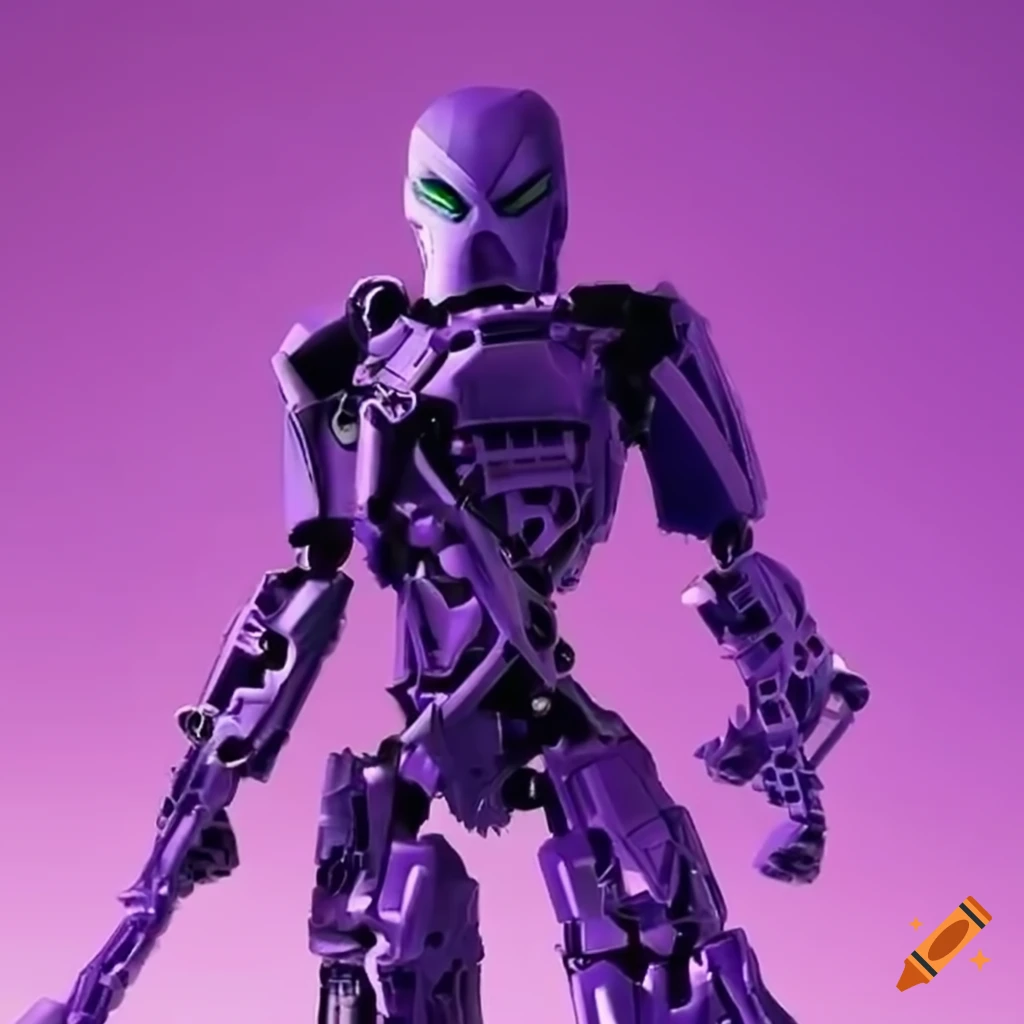 Purple superhero bionicle