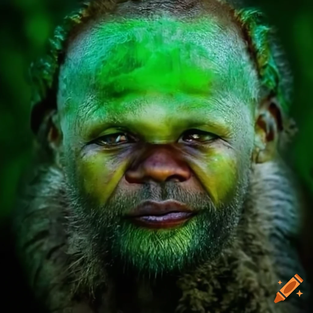 Close up Portrait Of A Man With Green Eyes On Craiyon
