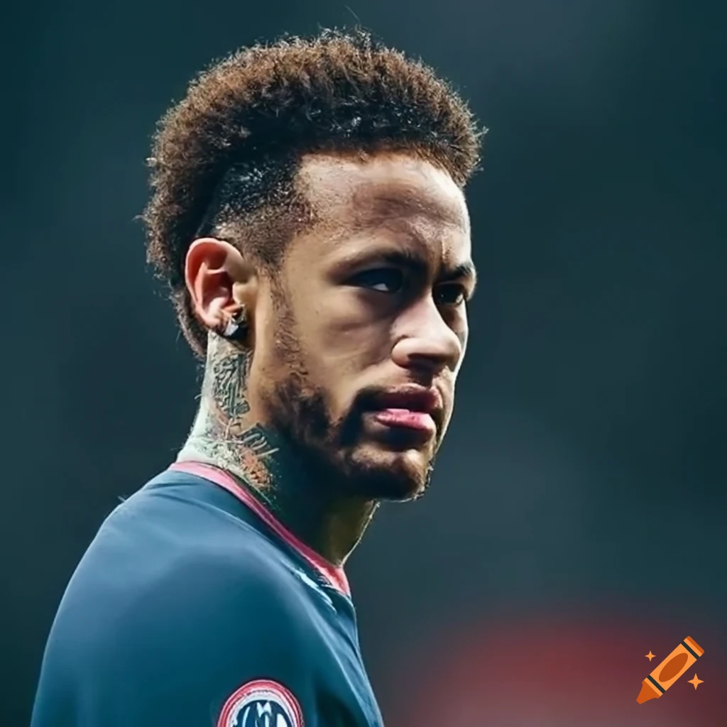 Neymar Jr's Reaction in UEFA Champions League Match
