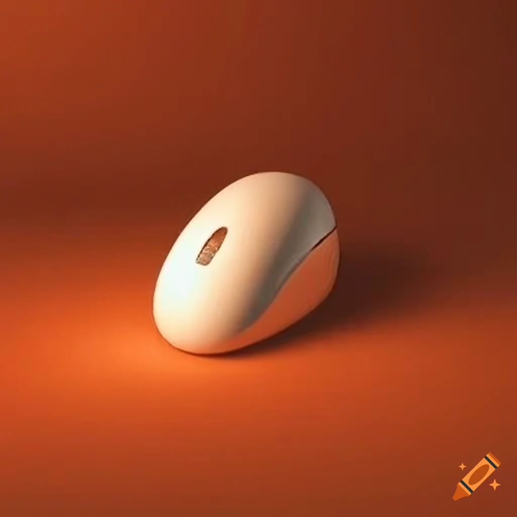 Eggshaped computer mouse on Craiyon