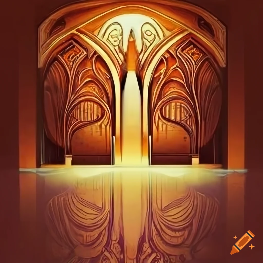 Art Deco Background Design On Craiyon