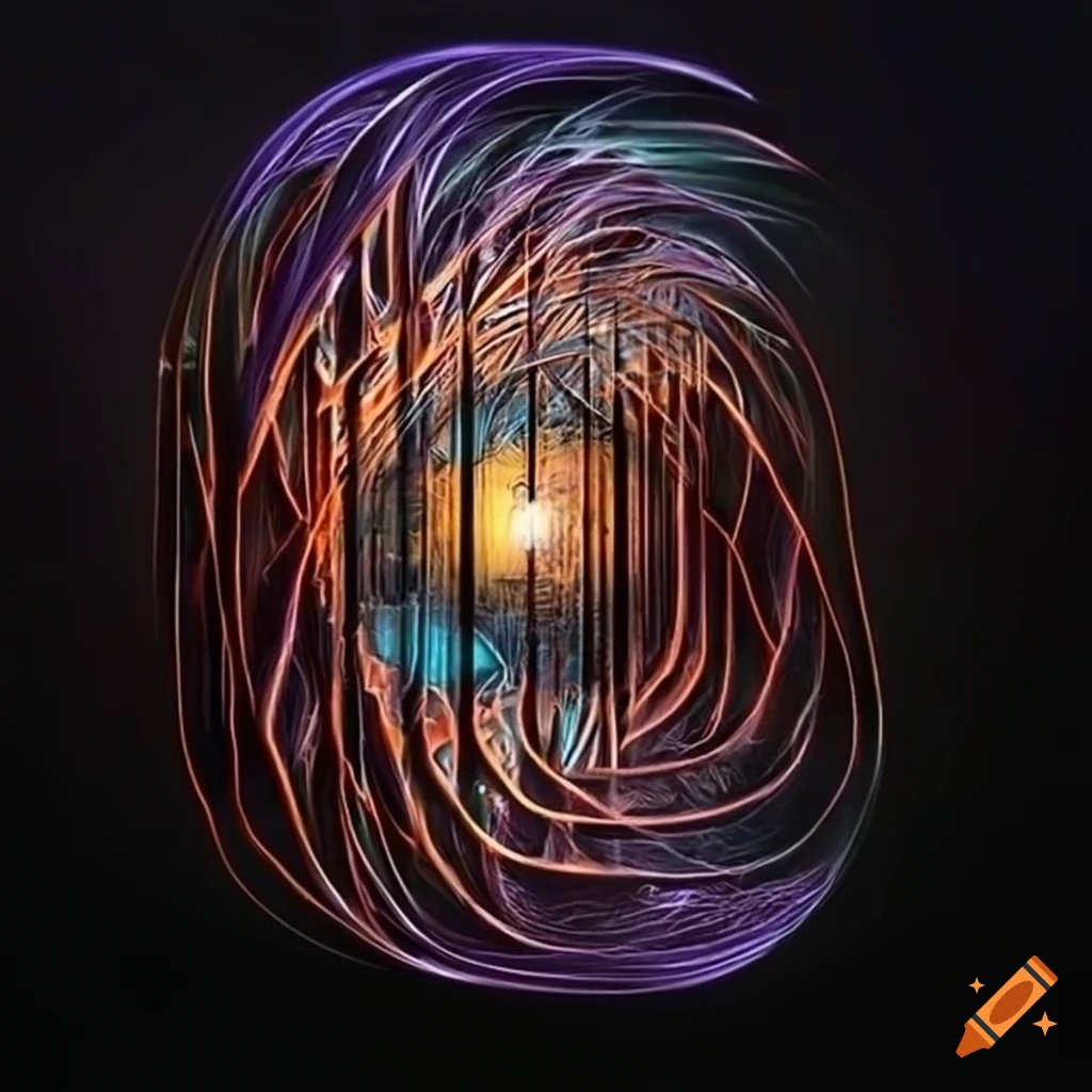 Mind-bending artwork of the fourth dimension on Craiyon
