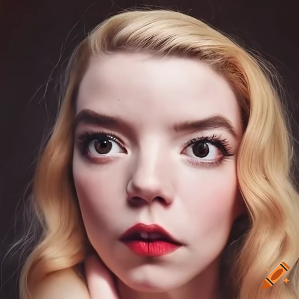 Close Up Of Anya Taylor Joys Captivating Gaze On Craiyon 9758