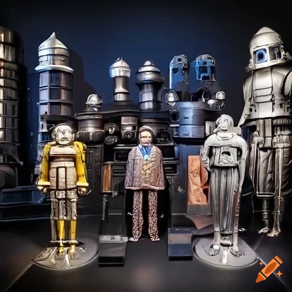 sci-fi prop display from 1975 Doctor Who