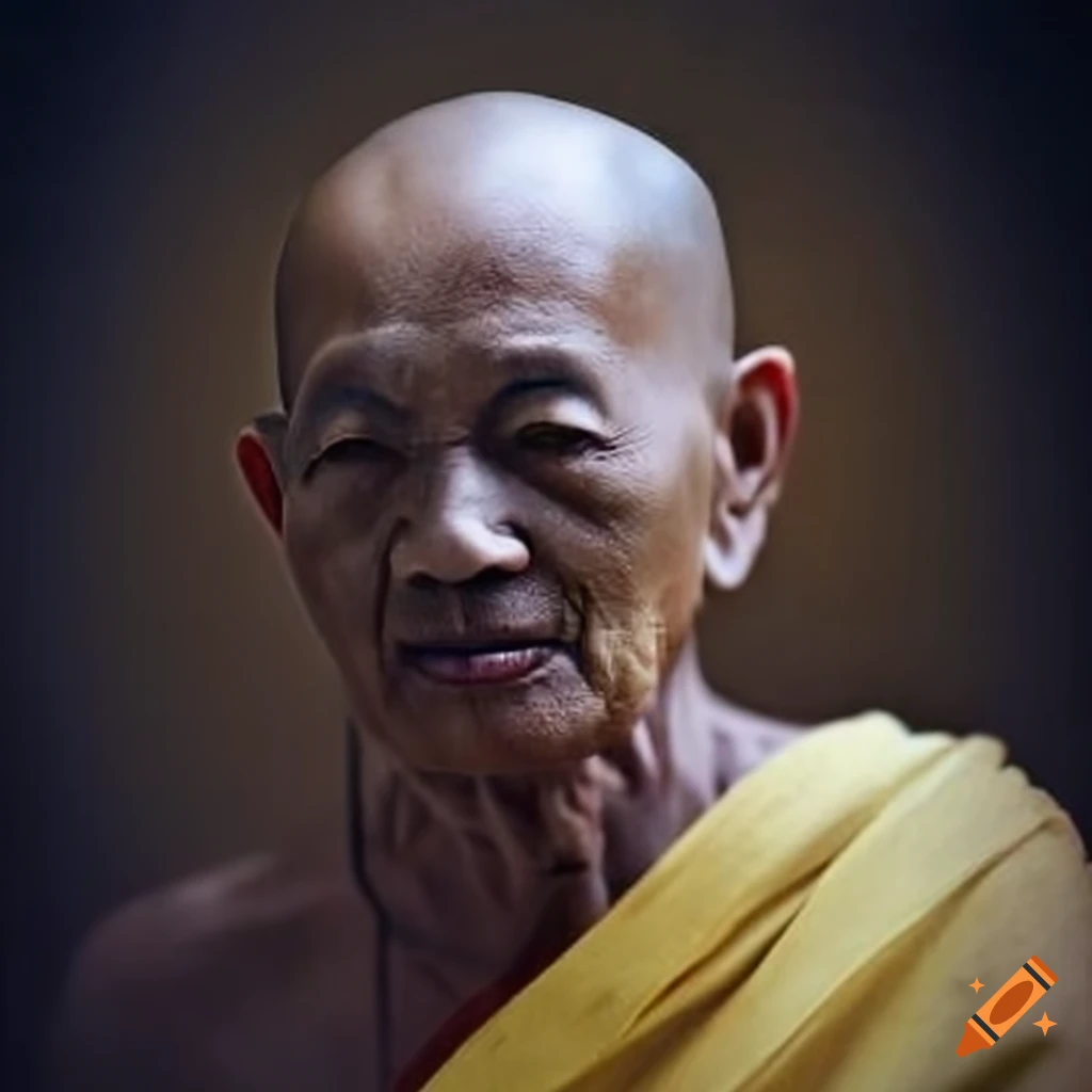buddhist monk in meditation