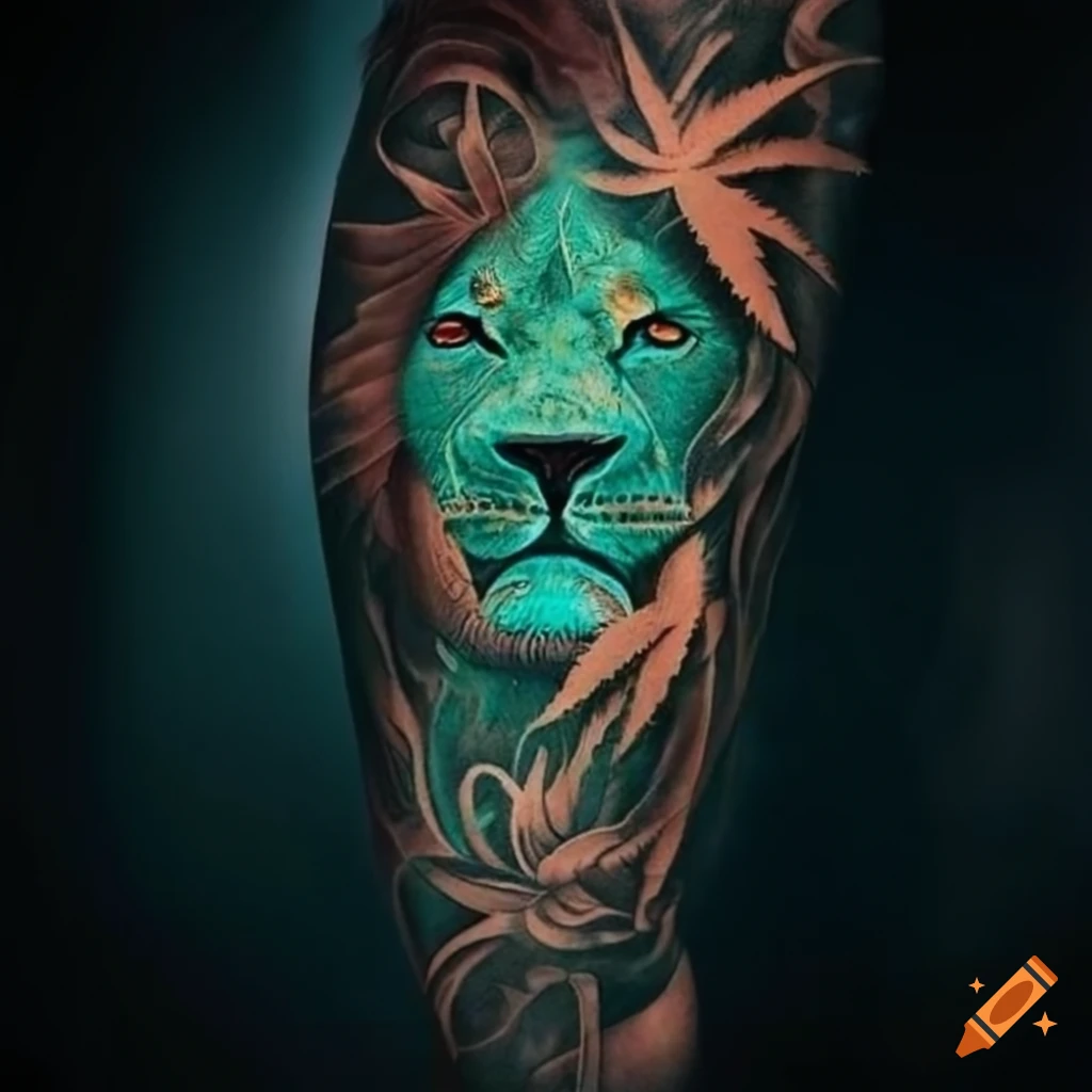 Pin by Paul Singh on Quick Saves | Sleeve tattoos, Galaxy tattoo, Lion  tattoo