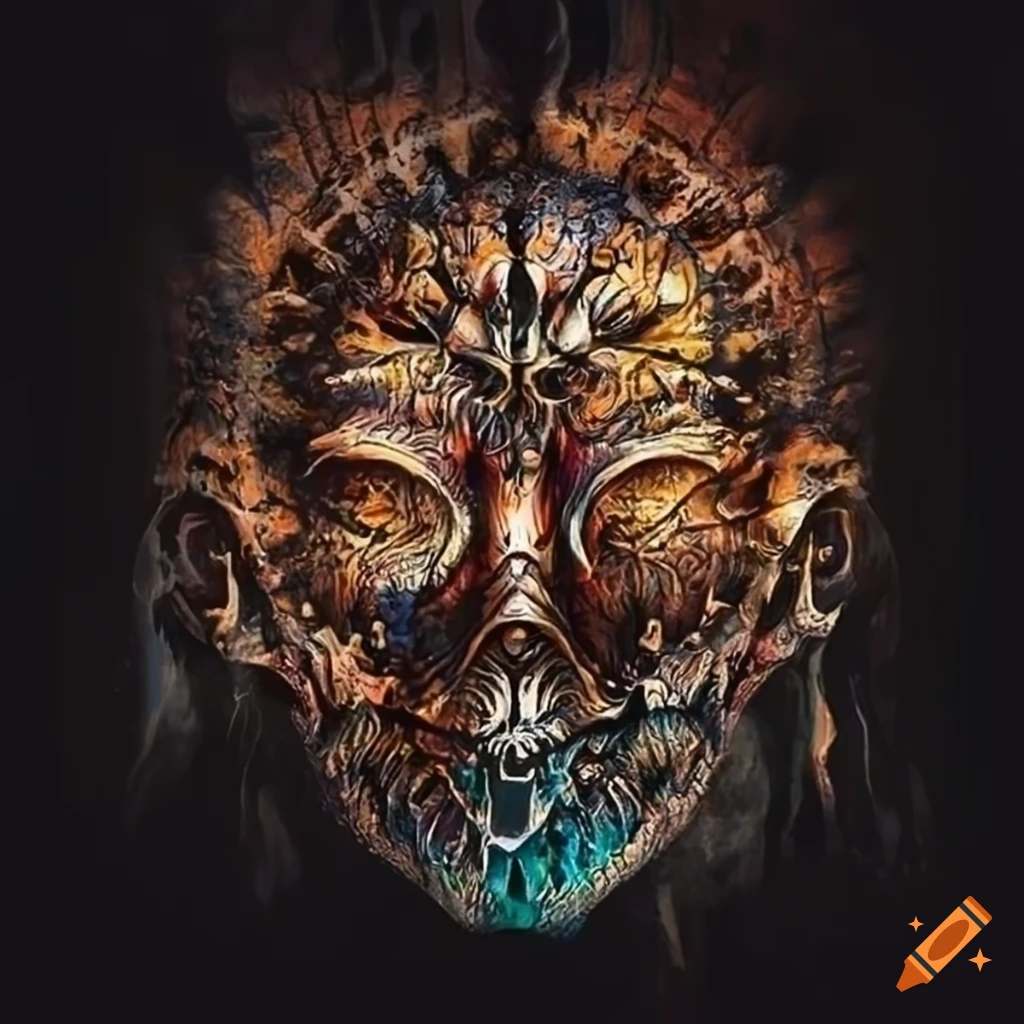 obra maestra de arte heavy metal psicodélico
