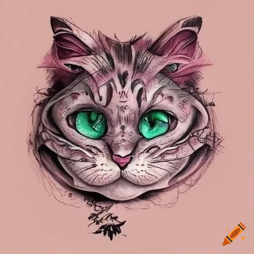 Outline-Cat-Tattoo-Design-Idea