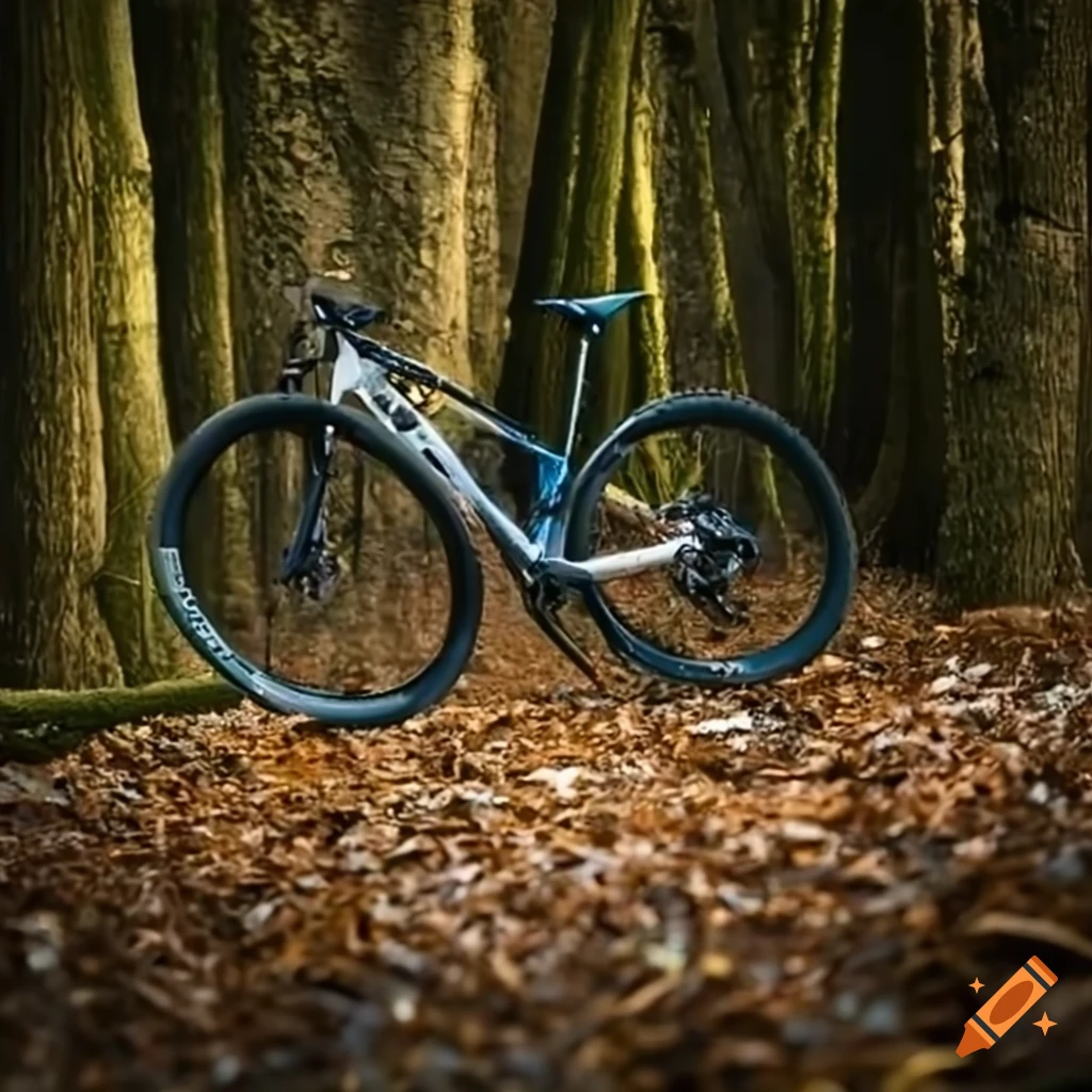 mountain bike on a trail