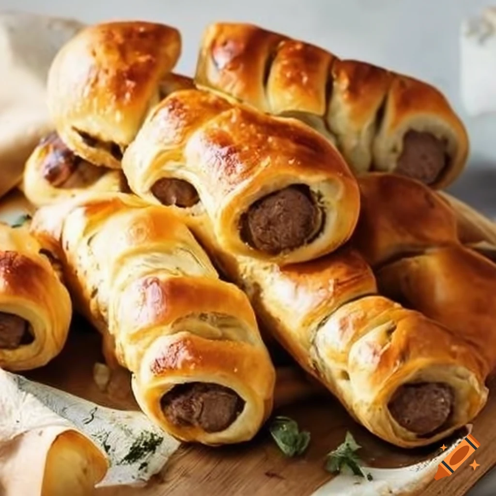 delicious sausage rolls