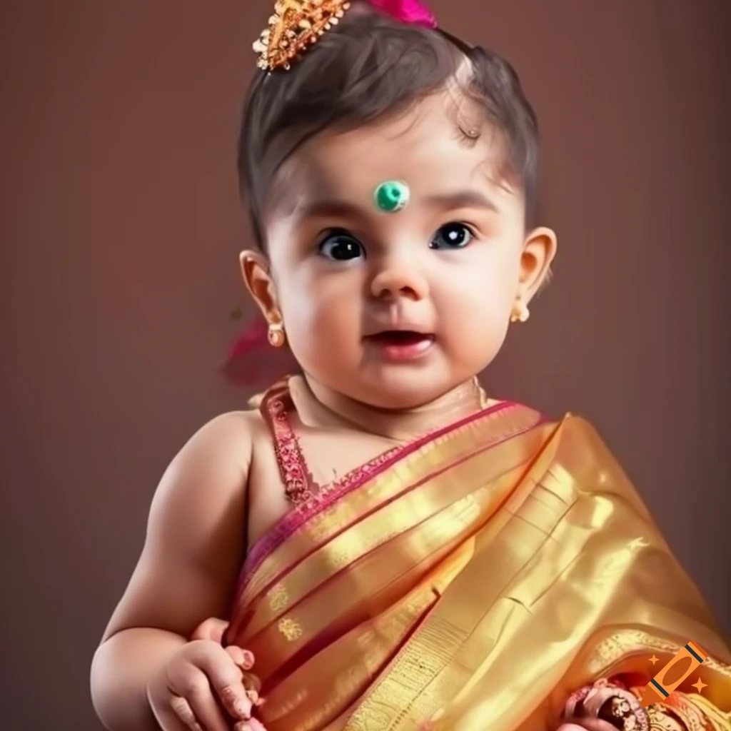 Beautiful Pink Premium Fabric Saree For Like Mother Like Daughter BP2816