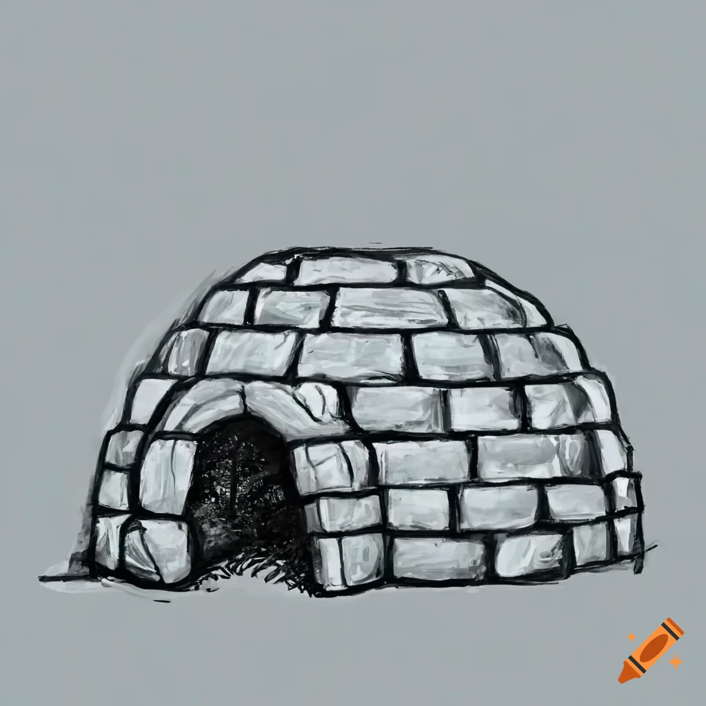 Learn how to draw an igloo with this fun and easy art project for kids  simple step by step tutorial available – Artofit