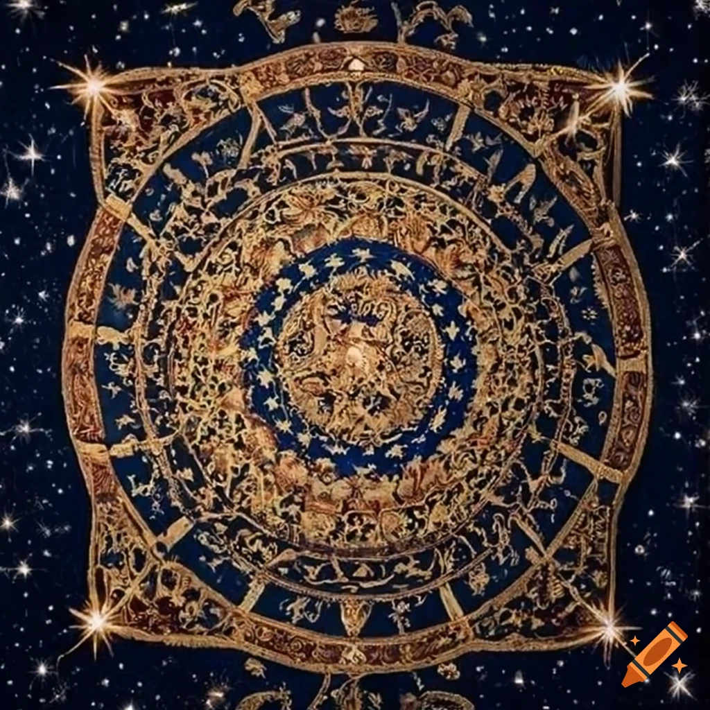 intricate tapestry of ancient star constellations