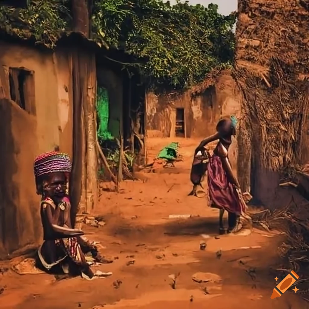 village in West Africa