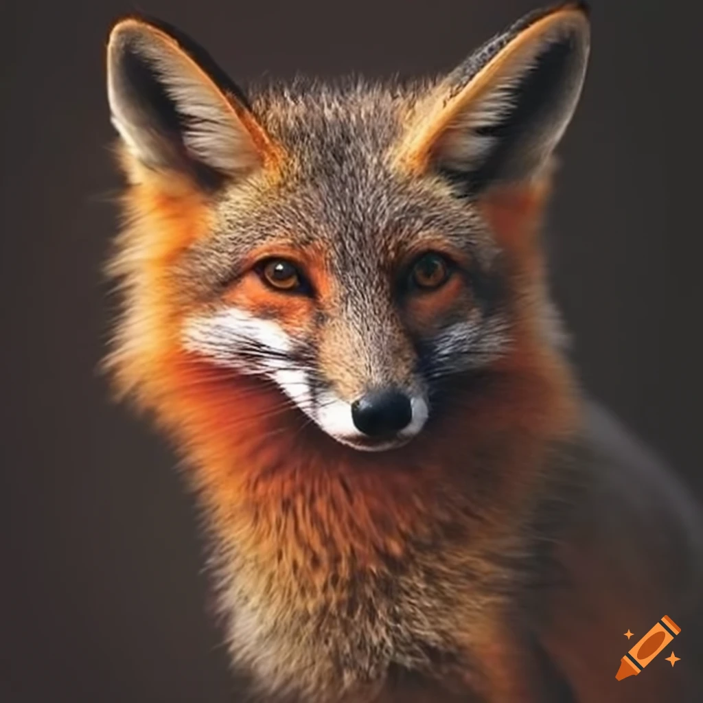 image of a gray fox