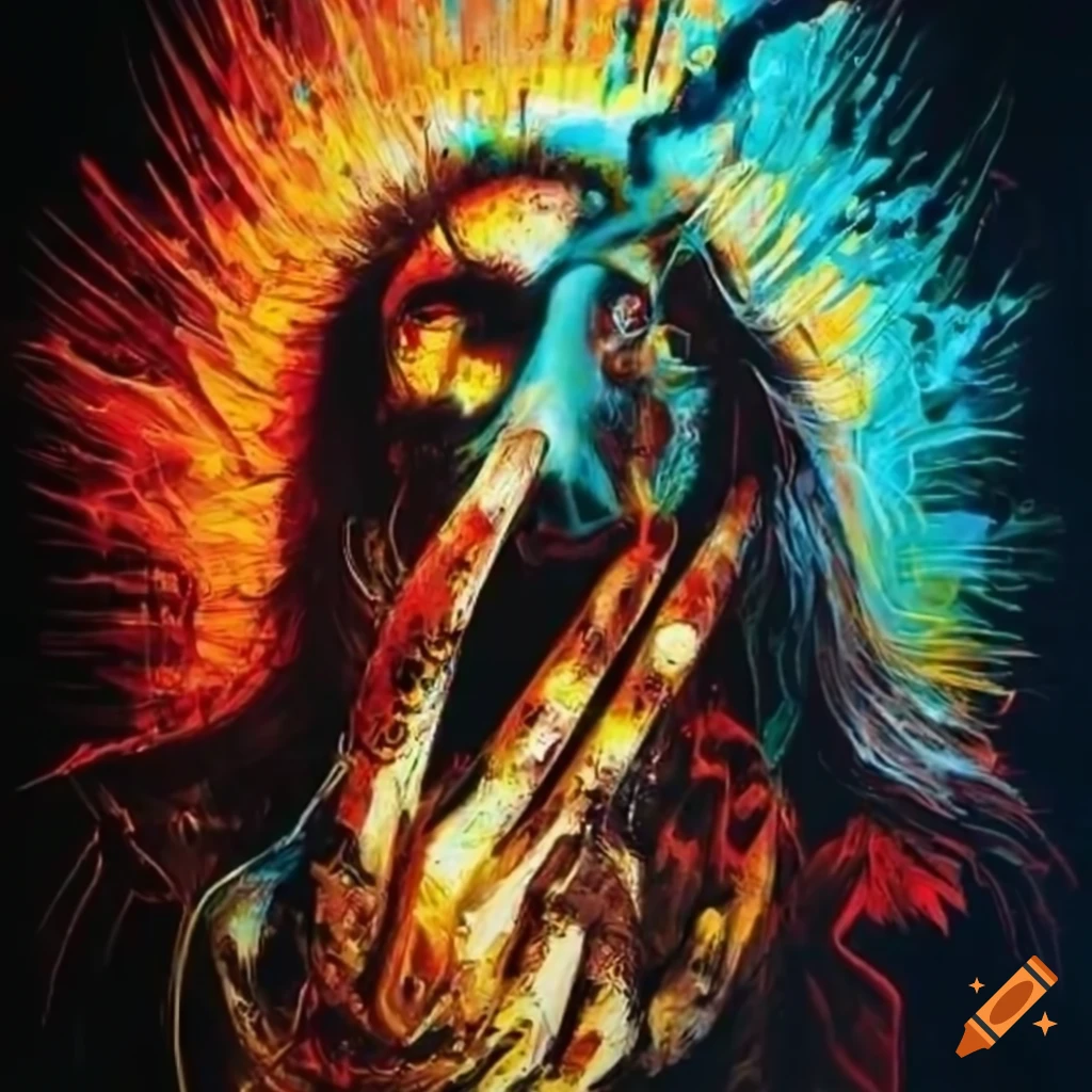 heavy metal psychedelic artwork