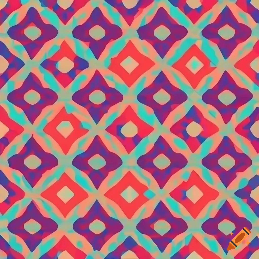 Simple pink seamless pattern. Vector square template for decor