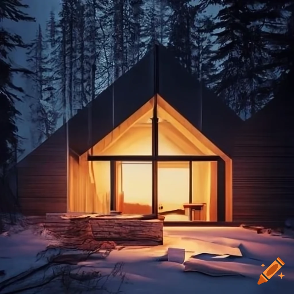 Minimalist cabin architecture