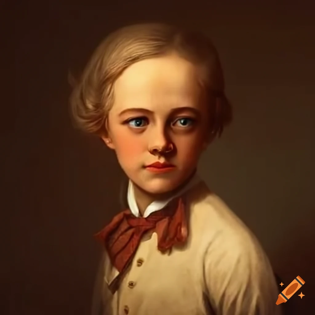 Black and white portrait of a person named theodor on Craiyon