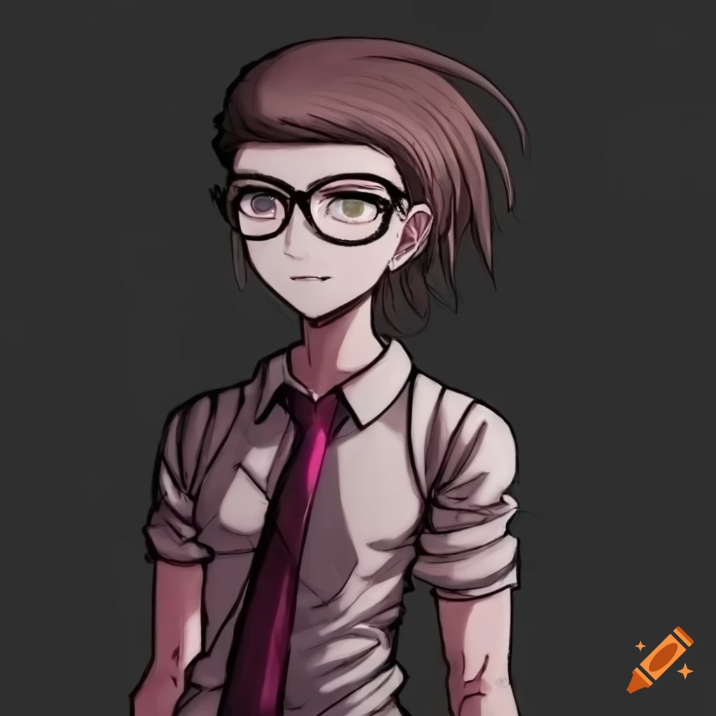 nerdy character from Danganronpa