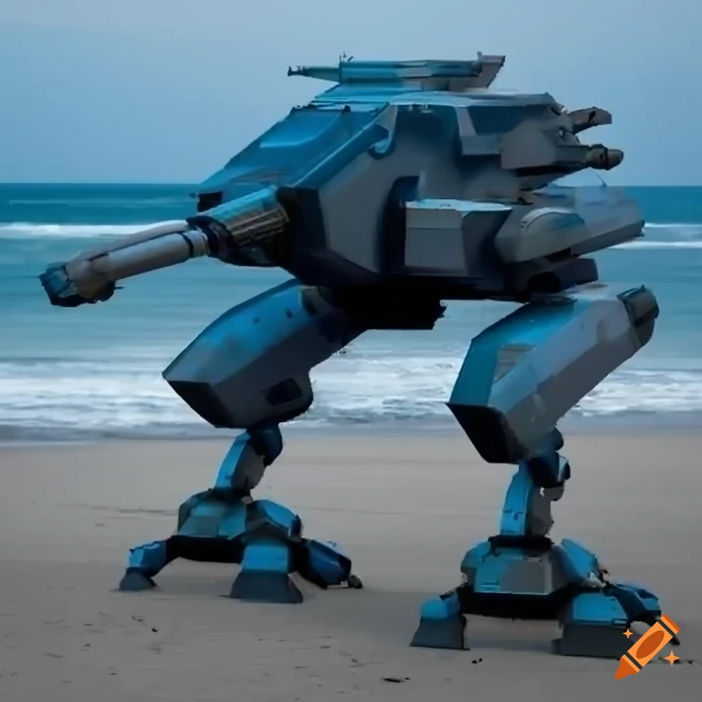 Mech Vehicles Walking mechanical vehicle kitbashed detailed model designed by ralph ...