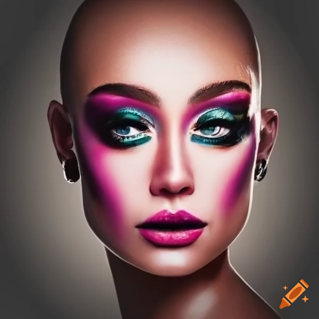 Makeup artist logo with a disco ball on Craiyon