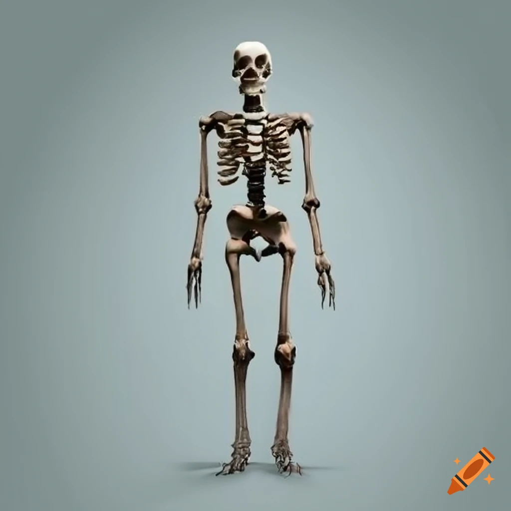Illustration Of A Human Skeleton On Craiyon