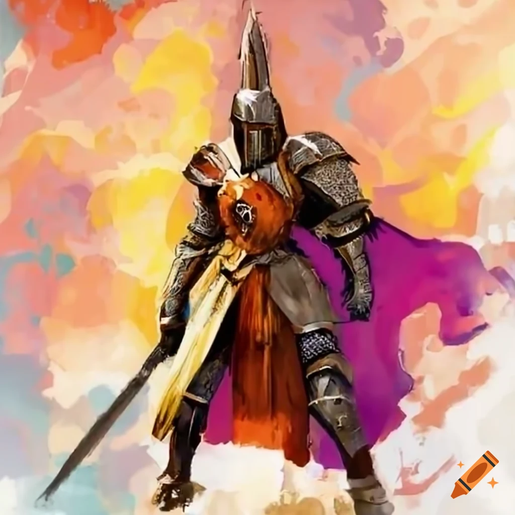 Knight of cups and the world tarot cards on Craiyon