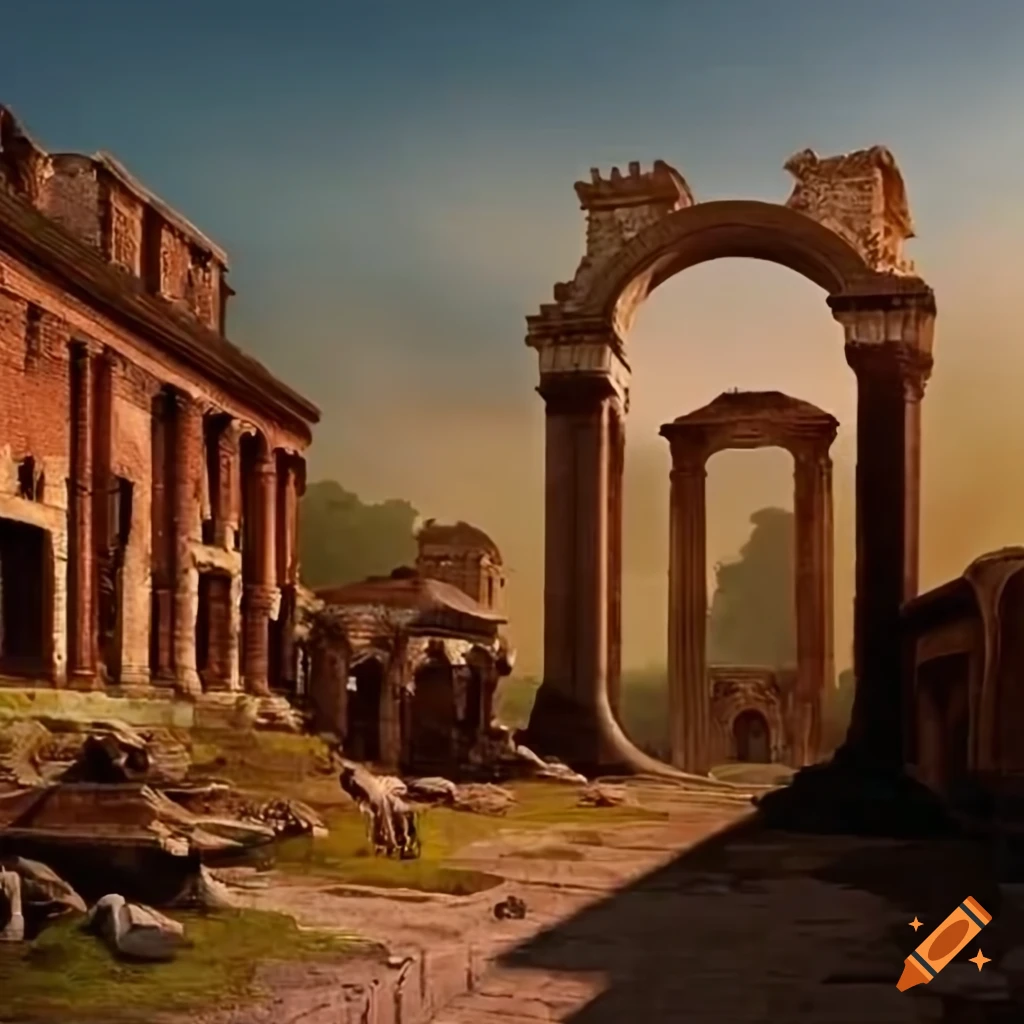 image of an Ancient Roman town