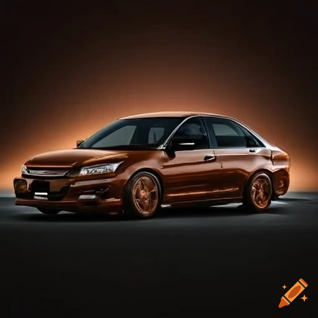 Image of a rusty brown honda accord