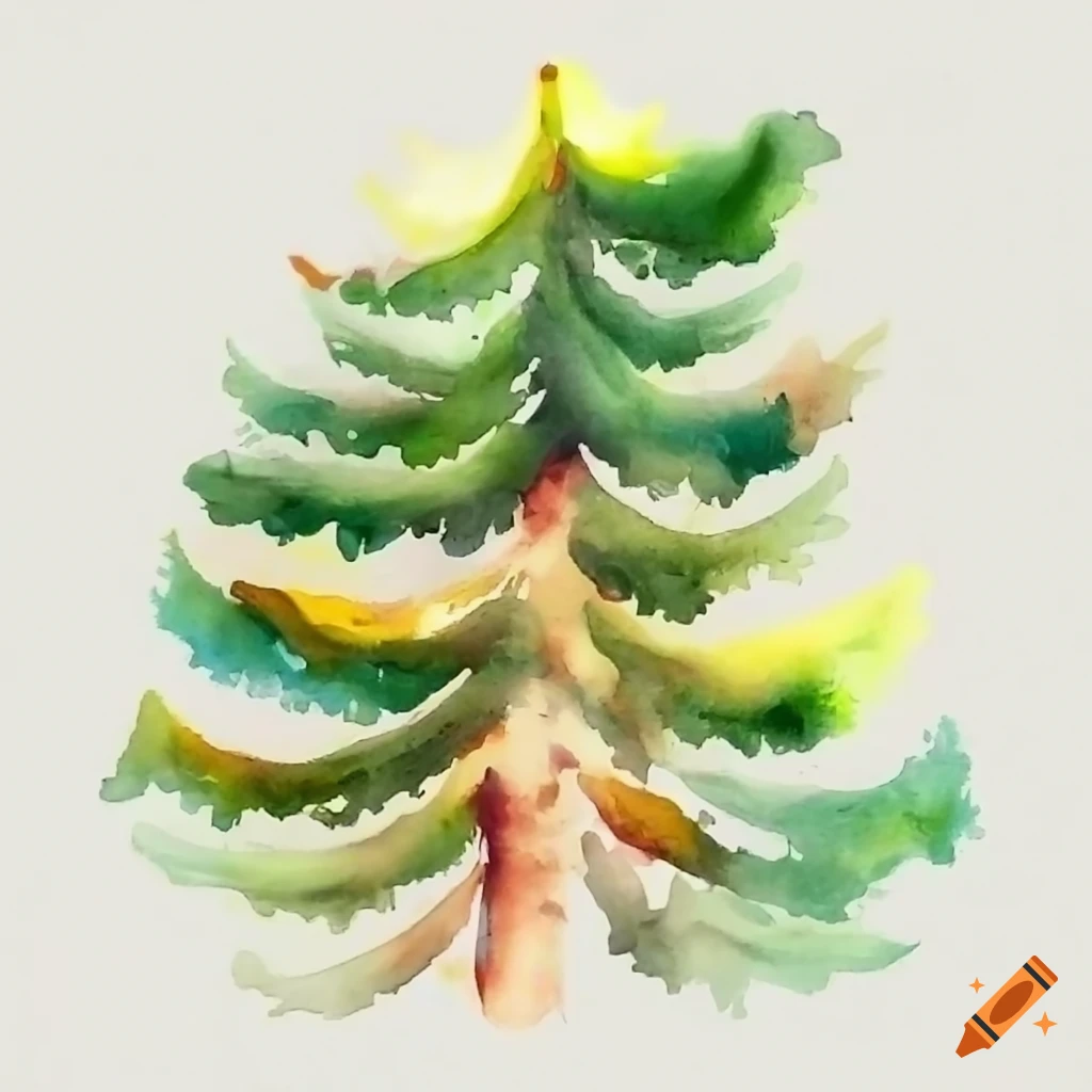 entwined spruce branches