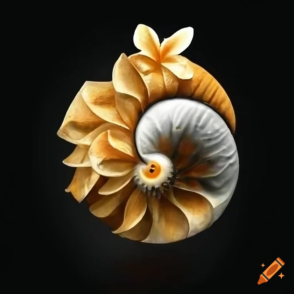 Chambered nautilus shells on Craiyon