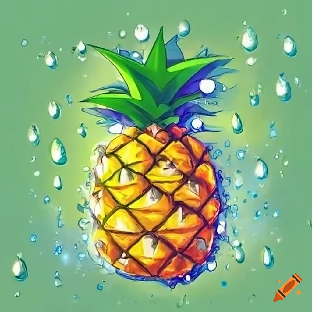 Cute Pineapple, Happy Pineapple Drawing,' Travel Mug | Spreadshirt