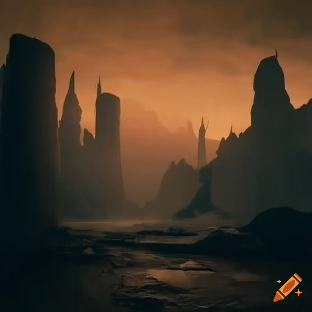 desolate outpost on an empty world