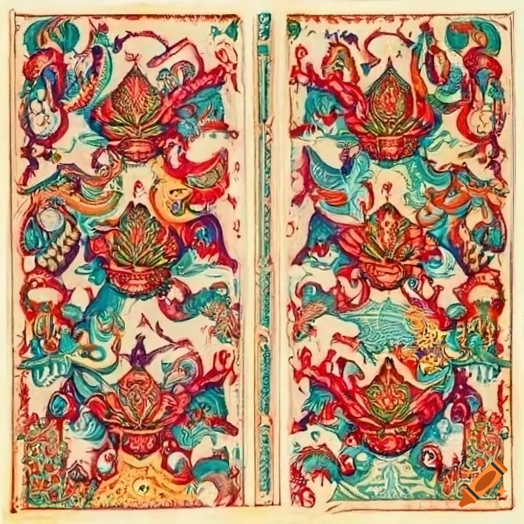 illustrations from a Russian book of fairy tales