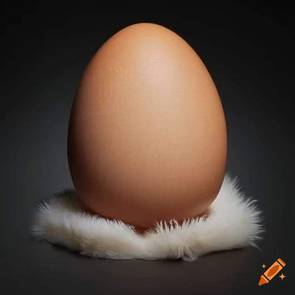 eggs covered in fur